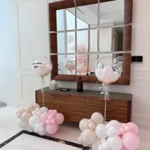 2 GARLANDS + 2 CUSTOM BALLOONS